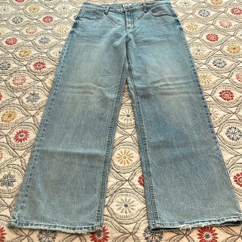 Kensie Light Blue Flare & Wide Leg Jeans